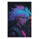 Search for cyberpunk posters Anime girl