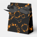 Search for happy halloween favour boxes Orange and black