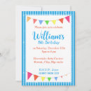 Search for pennant invitations Blue