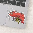 Search for cartoon shrimp stickers Cute