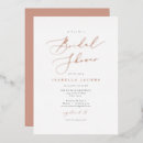 Search for rose gold bridal shower Calligraphy