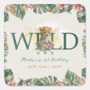Search for wild animals stickers Floral