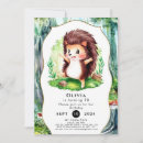 Search for hedgehog birthday invitations Simple