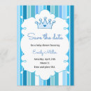 Search for baby boy save the dates Shower