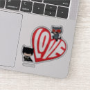 Search for glossy hearts stickers Super villain