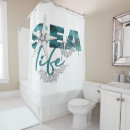 Search for coral beach shower curtains Aqua blue