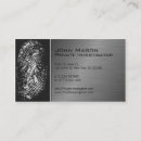 Search for fingerprint business cards Investigation