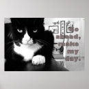 Search for with attitude posters Feline