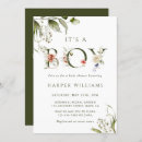 Search for olive baby shower invitations Greenery