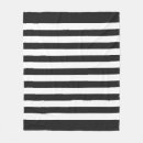 Search for black and white pattern blankets Stripes