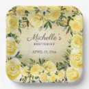 Search for yellow rose paper plates Elegant