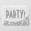 Search for silver sequins invitations Party
