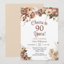 Search for cheers to 90 years invitations Ninety