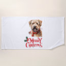 Search for merry christmas beach towels Dog