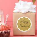 Search for birthday tag stickers Round