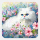Search for cat with blue eyes stickers White
