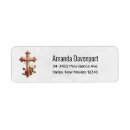 Search for wooden return address labels Religious