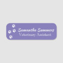 Search for vet badge name tags Groomer