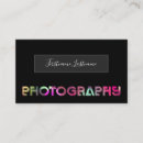 Search for event photography business cards Black