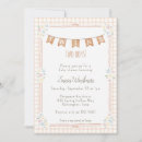 Search for floral twins baby shower invitations Rabbit