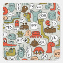 Search for monster cartoon stickers Kids
