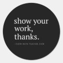 Search for math teachers stickers Education