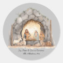 Search for vintage scene stickers Nativity