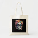 Search for sugar skull tote bags Dia de los muertos