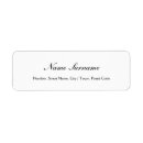 Search for classic design return address labels Stylish