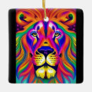 Search for lion head christmas tree decorations Face