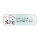 Search for bicycle return address labels Modern