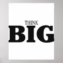Search for think big posters Modern