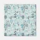 Search for numbers magnets Blue