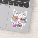 Search for hipster cat stickers Pet