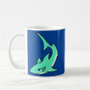 Search for shark cartoon mugs Blue