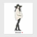 Search for fashionista stickers Girly