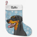 Search for doberman christmas stockings Dogs