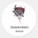 Search for red rose wedding stickers Halloween