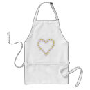 Search for heart shape aprons White