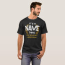 Search for last name tshirts Black