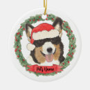 Search for corgi christmas decor Red