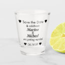 Search for chic save the date barware Newly weds