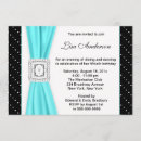 Search for white diamond birthday invitations Classy