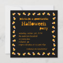 Search for candy halloween invitations Black