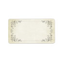 Search for cream wedding return address labels Vintage