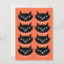 Search for retro halloween invitations Cats