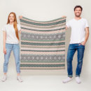 Search for tribal geometric blankets Beige