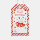 Search for cute reindeer gift tags Red and green