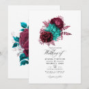 Search for teal and red wedding invitations Turquoise