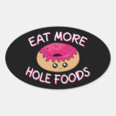 Search for food puns stickers Doughnut
